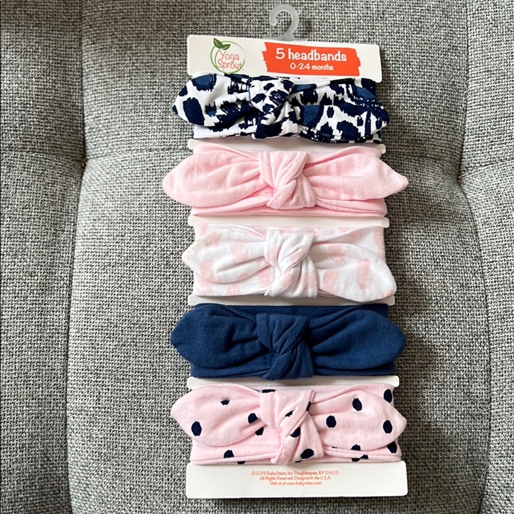Set of 5 Baby Bows